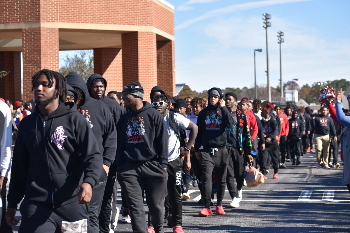 The DHS varsity football team heads to Ware County for the semifinals!