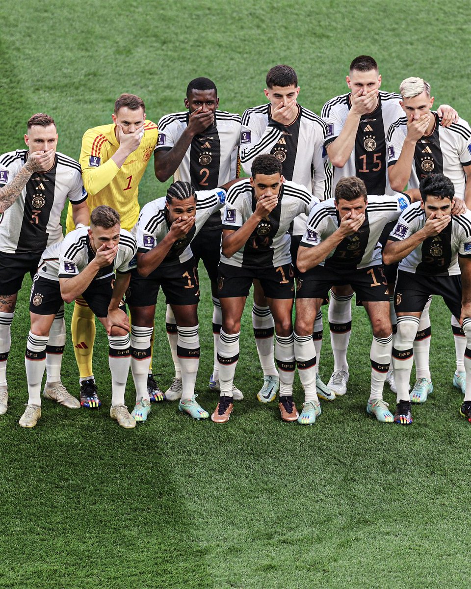 PoojaMedia's tweet photo. Germany came to Qatar pushing another agenda rather than playing football. 

Got distracted in the first match &amp; never recovered. 

A big lesson 😫 https://t.co/aVw7P16j5Z