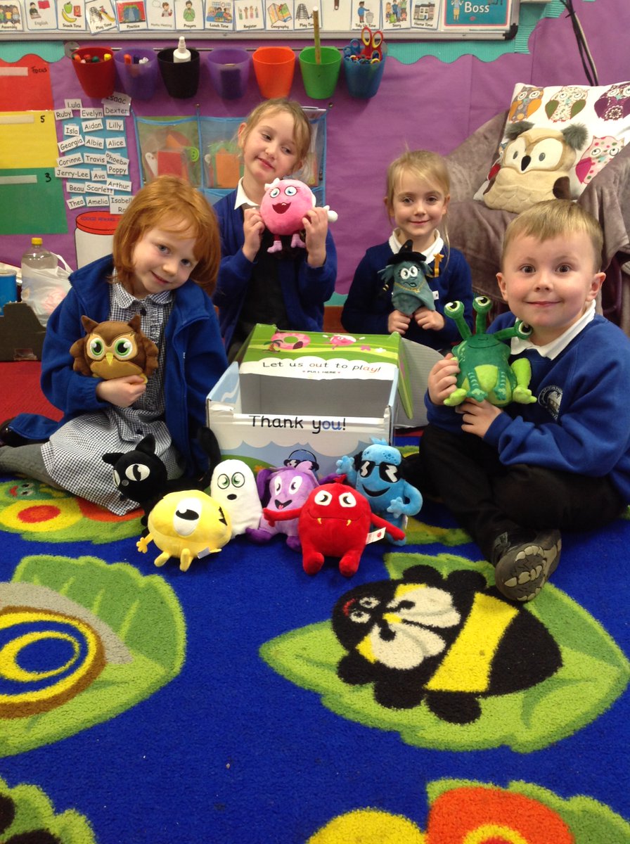 Thank you <a href="/MonsterPhonics/">Monster Phonics DfE Validated Phonics Programme</a> for our lovely surprise! We loved getting to meet our favourite monster characters and reading the new stories! #phonics #monsters