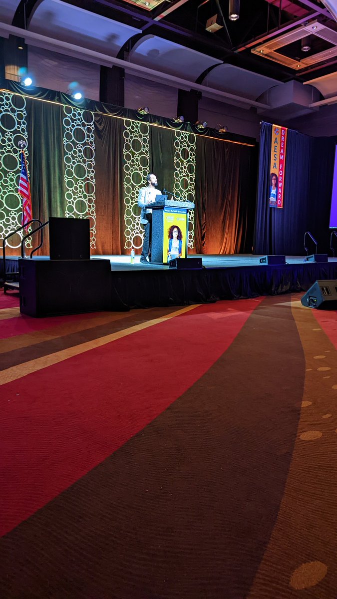 "I was only in school because I had to be." Mirko Chardin. #aesa_ac22