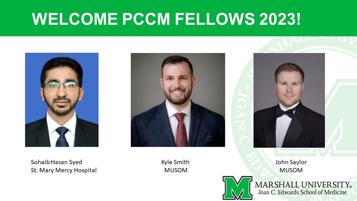 Excited to announce our Match results ! Cannot wait too work with them this July ! <a href="/MUSOMWV/">Marshall School of Medicine</a> <a href="/marshall_health/">Marshall Health</a> #Match2023