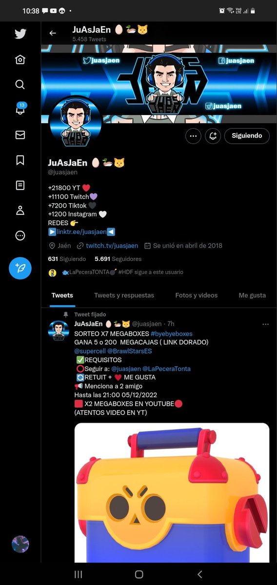 Skitty_66's tweet photo. @juasjaen @supercell @BrawlStarsES @LaPeceraTonta YouTube mix
Y
Daniela https://t.co/tJYkENpYqY