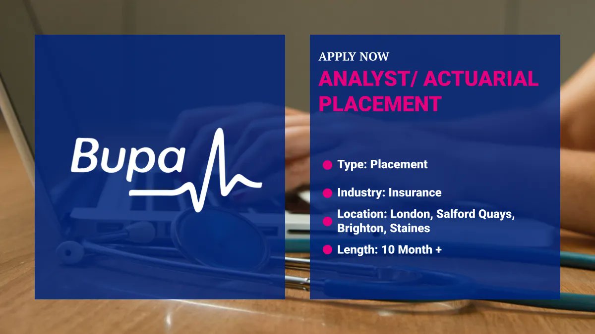 Do you want to make a difference to people’s lives? @BupaUK does, and not only for its customers, but for all its employees and everyone across the globe. Apply now to their placement ---> buff.ly/3B1oTUo