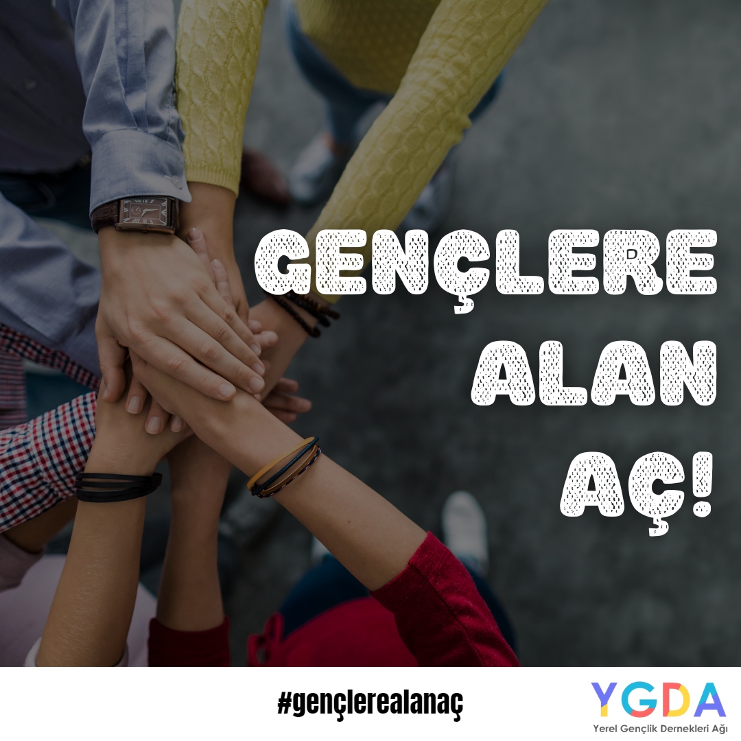 Ülkemizde birçok gençlik derneği var...

Gençlik Dernekleri tanınırsa daha fazla genç sivil topluma dahil olur. Bu da tüm sivil toplumu güçlendirir...

Gençlik Derneklerinin resmi bir kategori olarak tanınması için #GençlereAlanAç diyoruz. 
genclerealanac.org

<a href="/icisleriSTi/">Sivil Toplumla İlişkiler Genel Müdürlüğü</a>