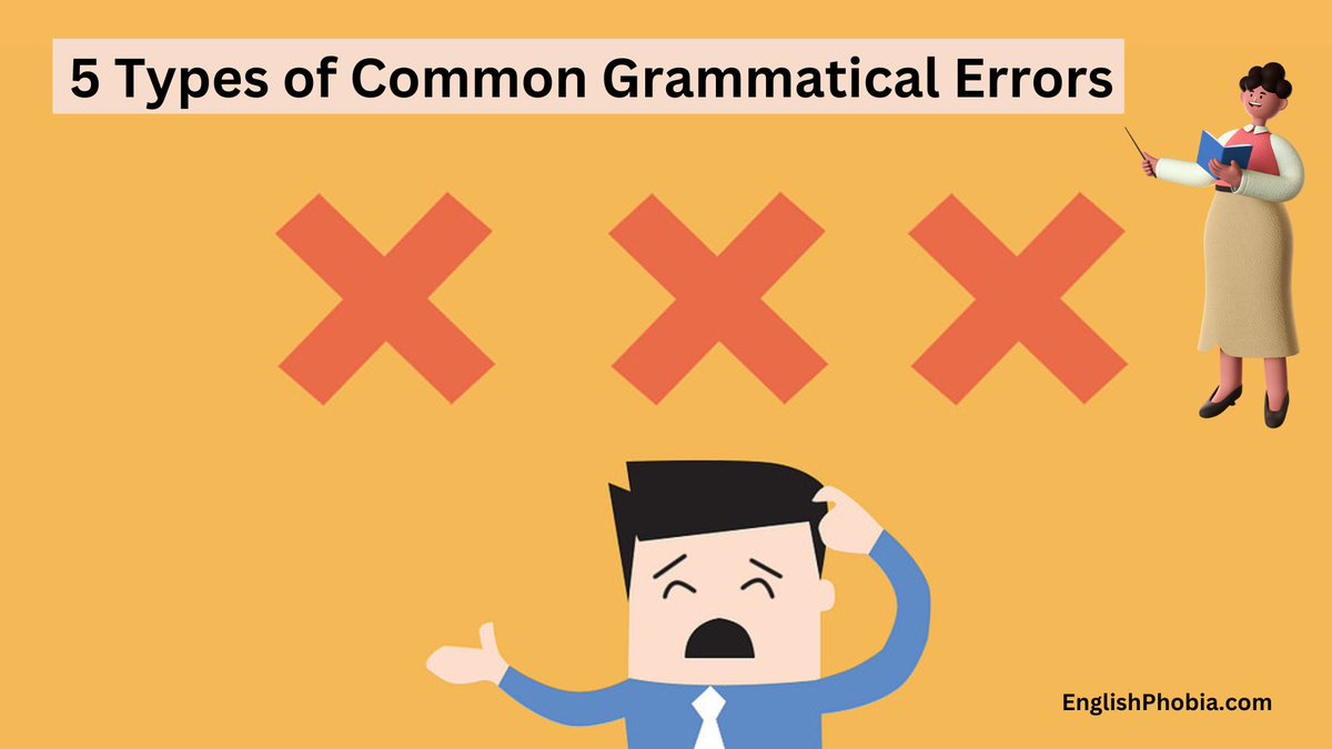 english_phobia's tweet photo. 5 Types of Common Grammatical Errors
The English language is used worldwide so, having knowledge of the English language can open many doors of opportunities. Read more: https://t.co/mXBLIcccZM
#grammarchallenge #grammarlearning #englishgrammar #grammartips #grammaronline https://t.co/YM6omjqXVW