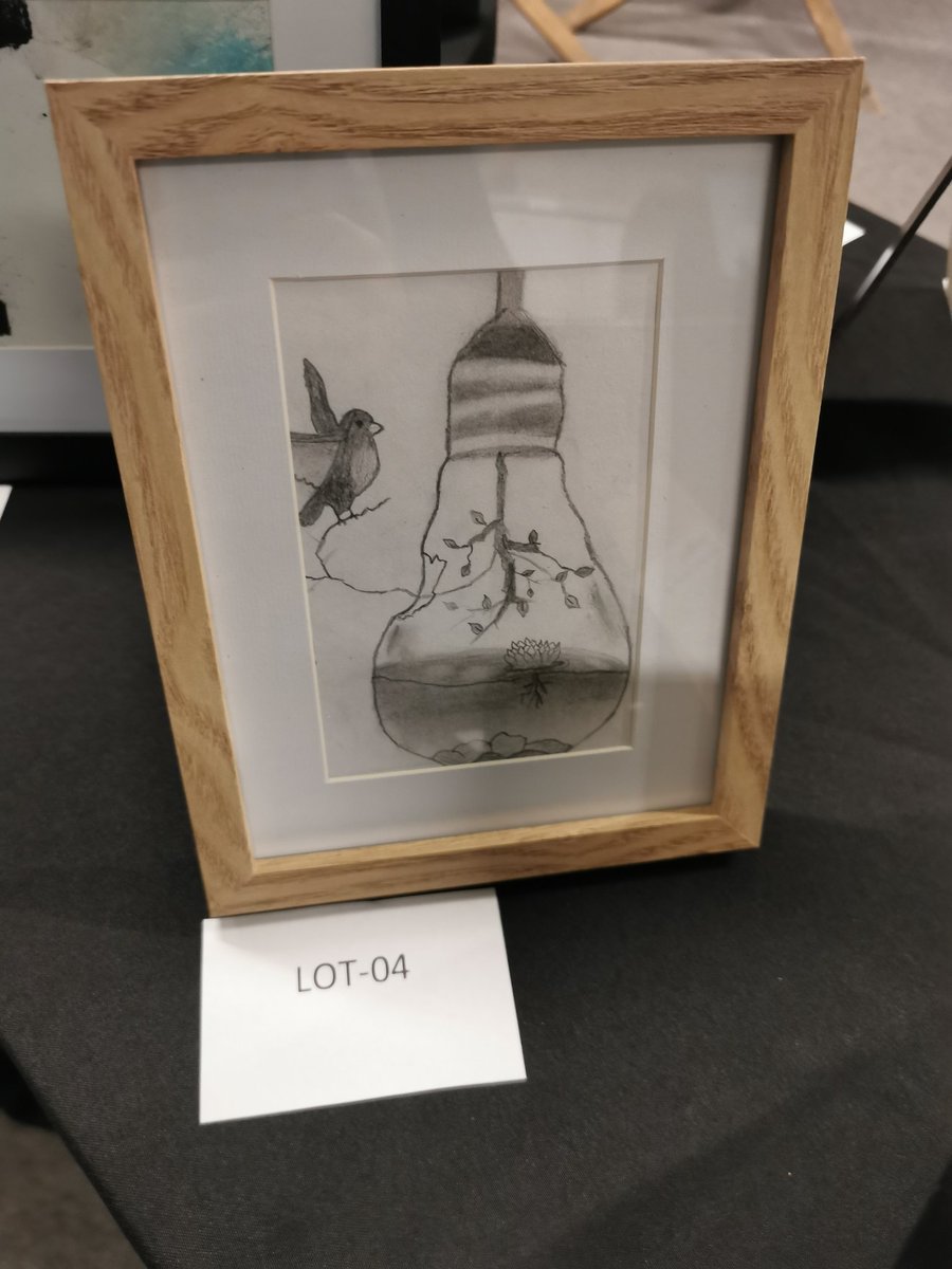 PartnershipRM's tweet photo. We are ready for our first Art Auction! #Rivermead #Art #CreativeMinds #SilentAuction #MidKentCollege #Partnership https://t.co/vpaD53x2Y5