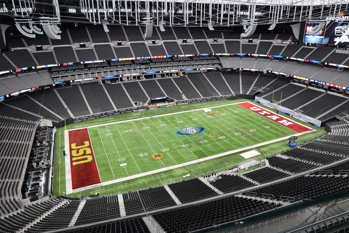 pac12's tweet image. The stage is set. 🤩

#Pac12FCG