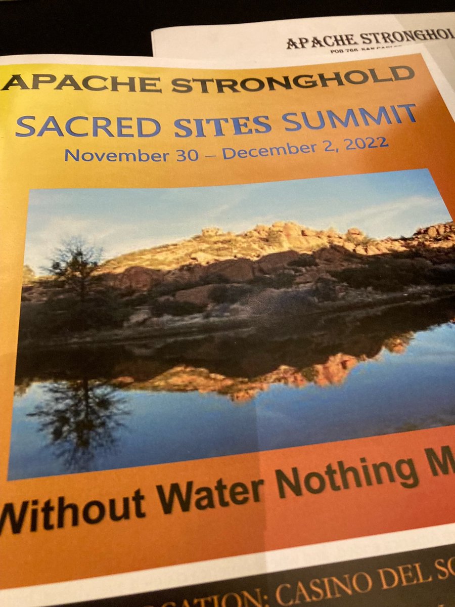 WWP is attending the Sacred Sites Summit, to stand in solidarity with Indigenous people working to protect the natural world. #SacredSitesSummit #ProtectOakFlat