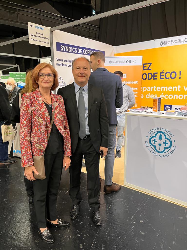 BernardChaix's tweet photo. J’ai représenté @ca_ginesy et @ECiotti à la 26è édition de #Solucop, salon destiné aux copropriétaires et aux syndics de la Côte d’Azur. Je remercie pour leur accueil bienveillant les commissaires du salon Catherine Vaillant et Quentin Vuillerez @AlpesMaritimes #Nice06 https://t.co/3b4pnqFHL4