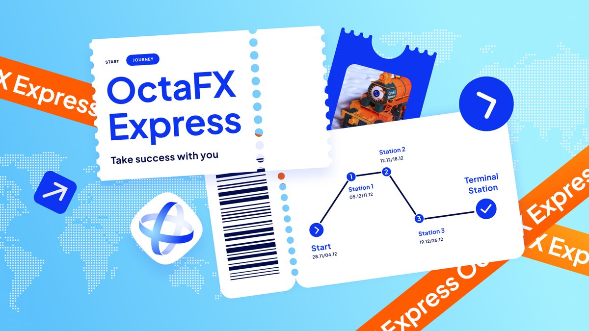 OctaWorldwide's tweet image. OctaFX Express is running at full speed. Fasten your seatbelts and get ready for the most incredible journey. 

For those who are all set, here is the map of our journey with all the boarding points and special offers. Are you ready? fal.cn/3u5zU