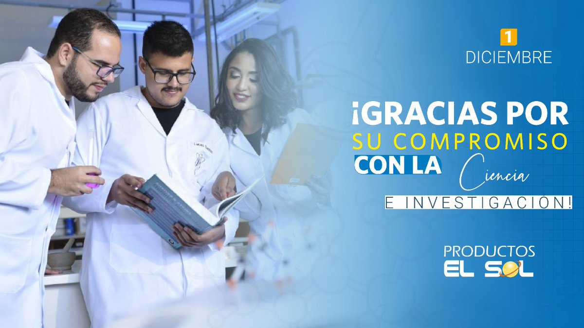 productos_elsol's tweet image. ¡𝐅𝐞𝐥𝐢𝐳 𝐝𝐢́𝐚 𝐝𝐞𝐥 𝐐𝐮𝐢́𝐦𝐢𝐜𝐨❗ 👨🔬
Felicidades a todos aquellos que con su esfuerzo y dedicación impulsan el crecimiento científico tecnológico del país. 
#Pessa #DíadelQuímico