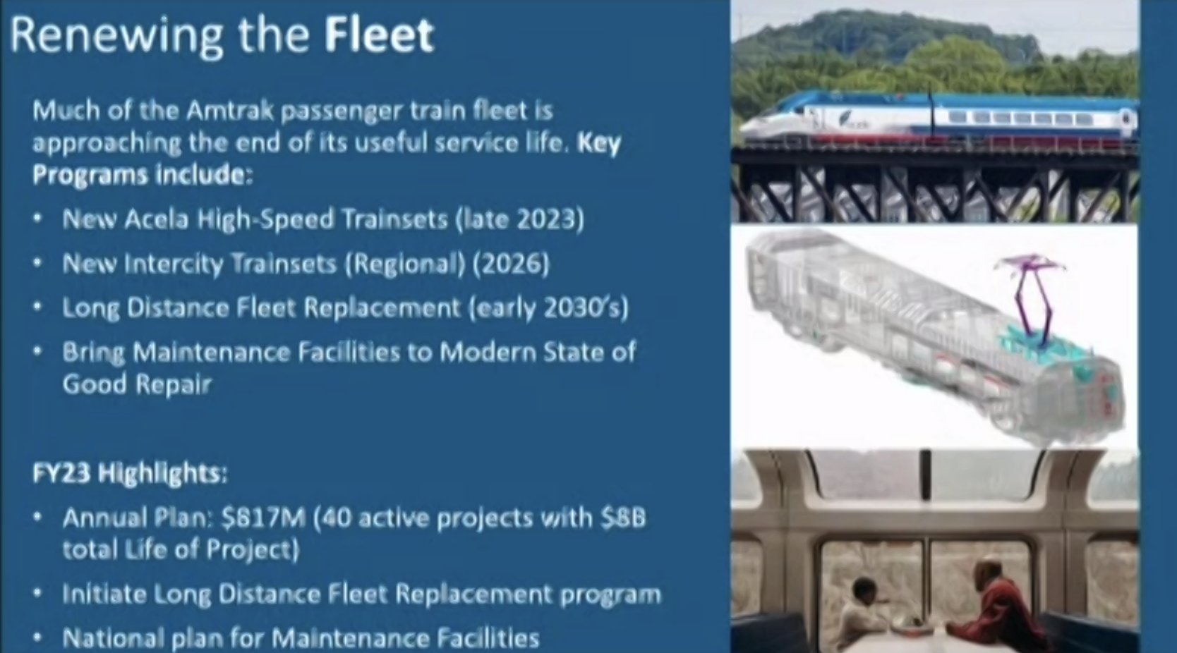 New Trains: Fleet Replacement Program