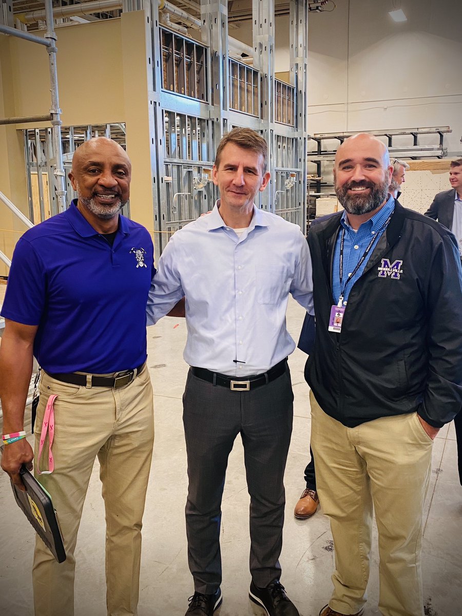 MHS Trades students, CTE Director Bob Phelps &amp; Construction Trades instructor, Terrell Taylor, met with Congressman Frank Mrvan at the IKORCC Open House in November. Students had a chance to learn about the opportunities the IKORCC offers in the skilled trades after high school.