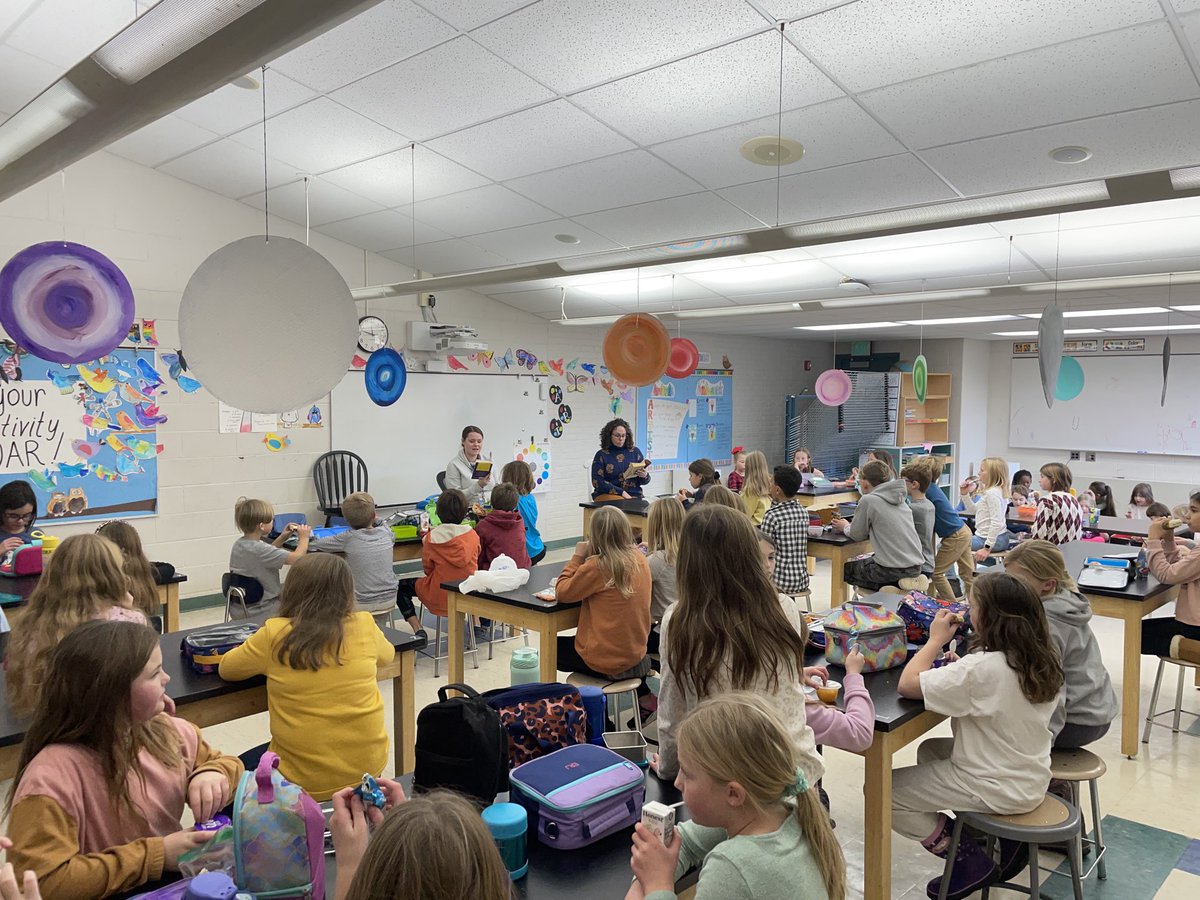Thursdays are Harry Potter reading day! Thank you to Mrs. Hill and Mrs. Klopcic for serving as our guest readers today!