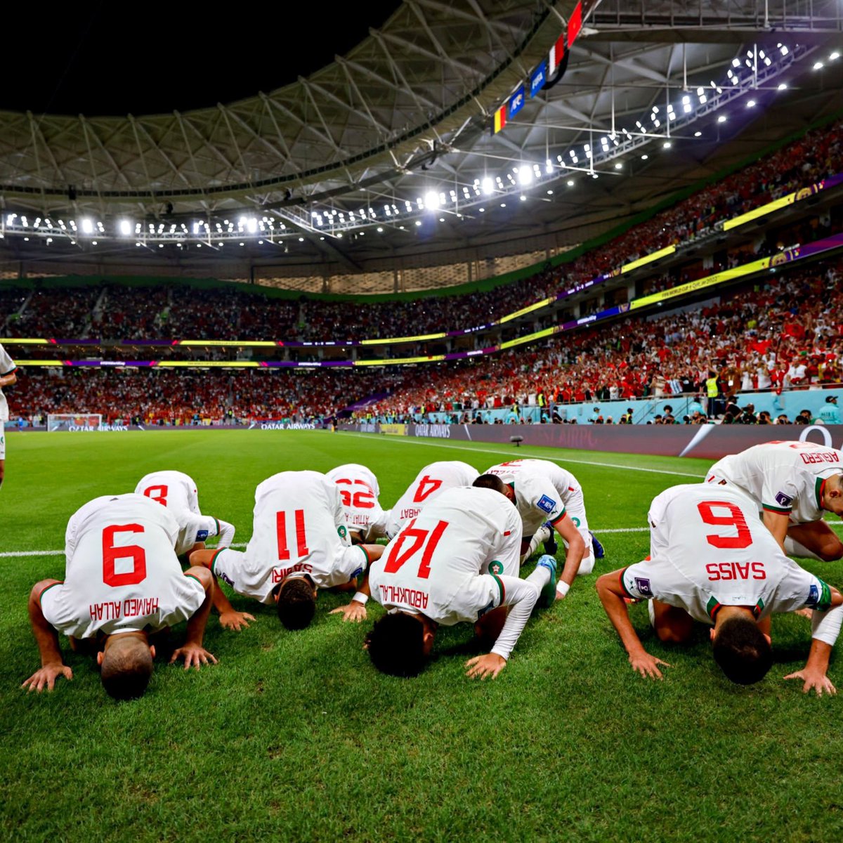 Celebs__Arabic's tweet photo. عاجل ورسميًا:

منتخب المغرب يتأهل لدور الـ16 من بطولة كأس العالم 🇲🇦 https://t.co/UHQRnzlTrF