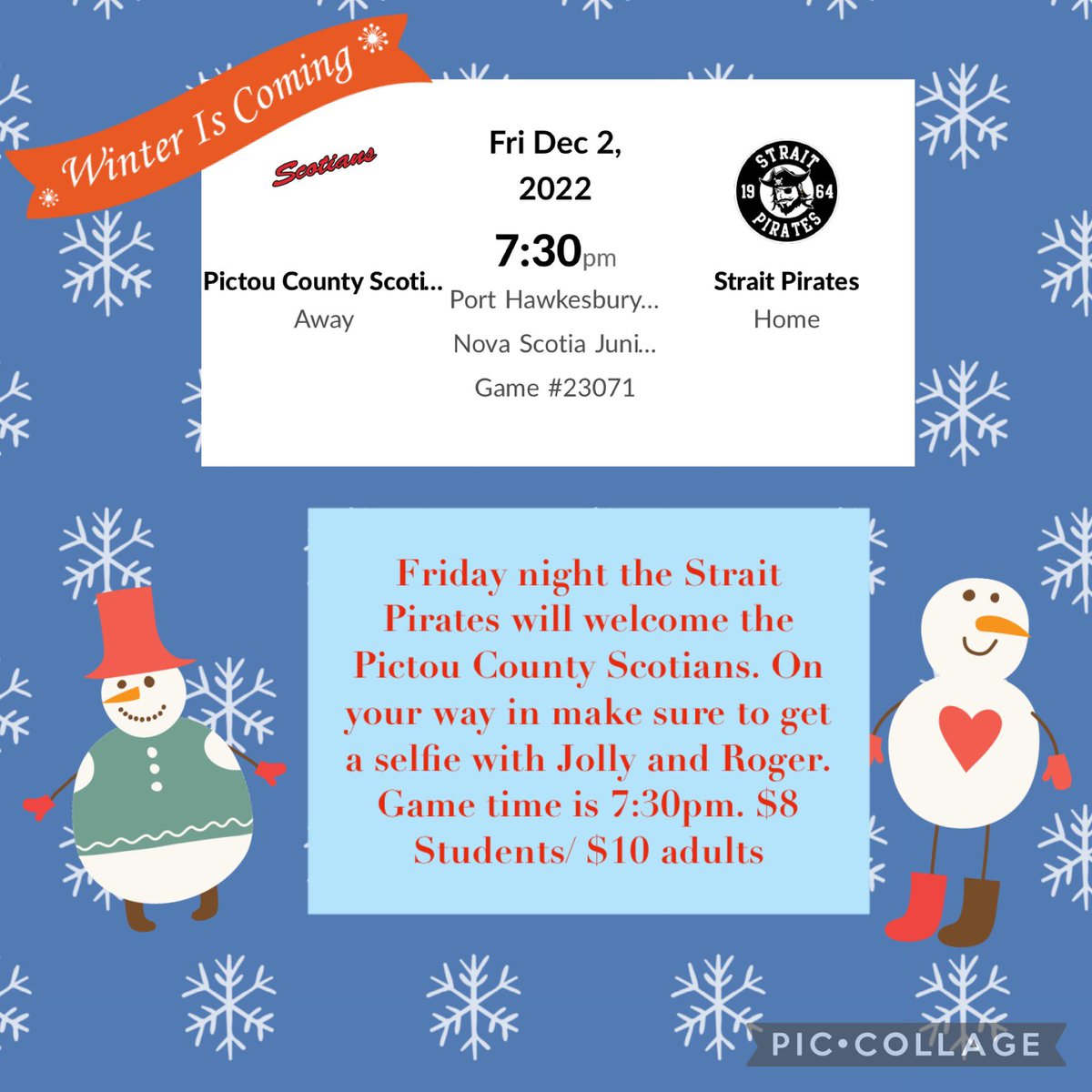 Strait Pirates Jr Hockey tweet media