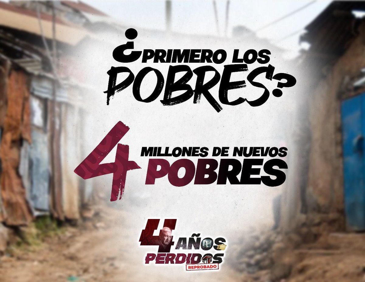 Llévamos #4AñosPerdidos en México, gracias a <a href="/lopezobrador_/">Andrés Manuel</a> y su gobierno mediocre.