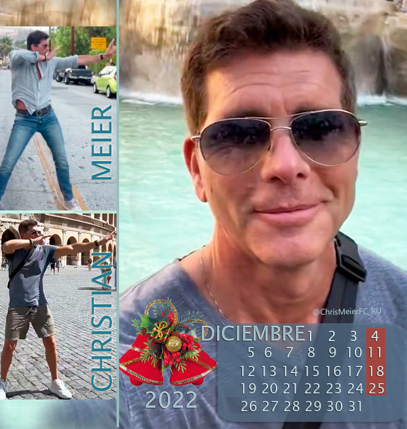 ChrisMeierFCRU's tweet photo. #BienvenidoDiciembre❣🍾#FelizMesdeDiciembre a nuestro guapísimo y talentoso Christian Meier💗 @oliverdog .El último mes del año,año q nos dejo miles de hermosos recuerdos.Deseamos para ti un mes cargado de sorpresas agradables,lo mejor✨#Éxitos Mil Cariños🎅🎄🎁#BonitasSorpresas https://t.co/4YHrcnU40B