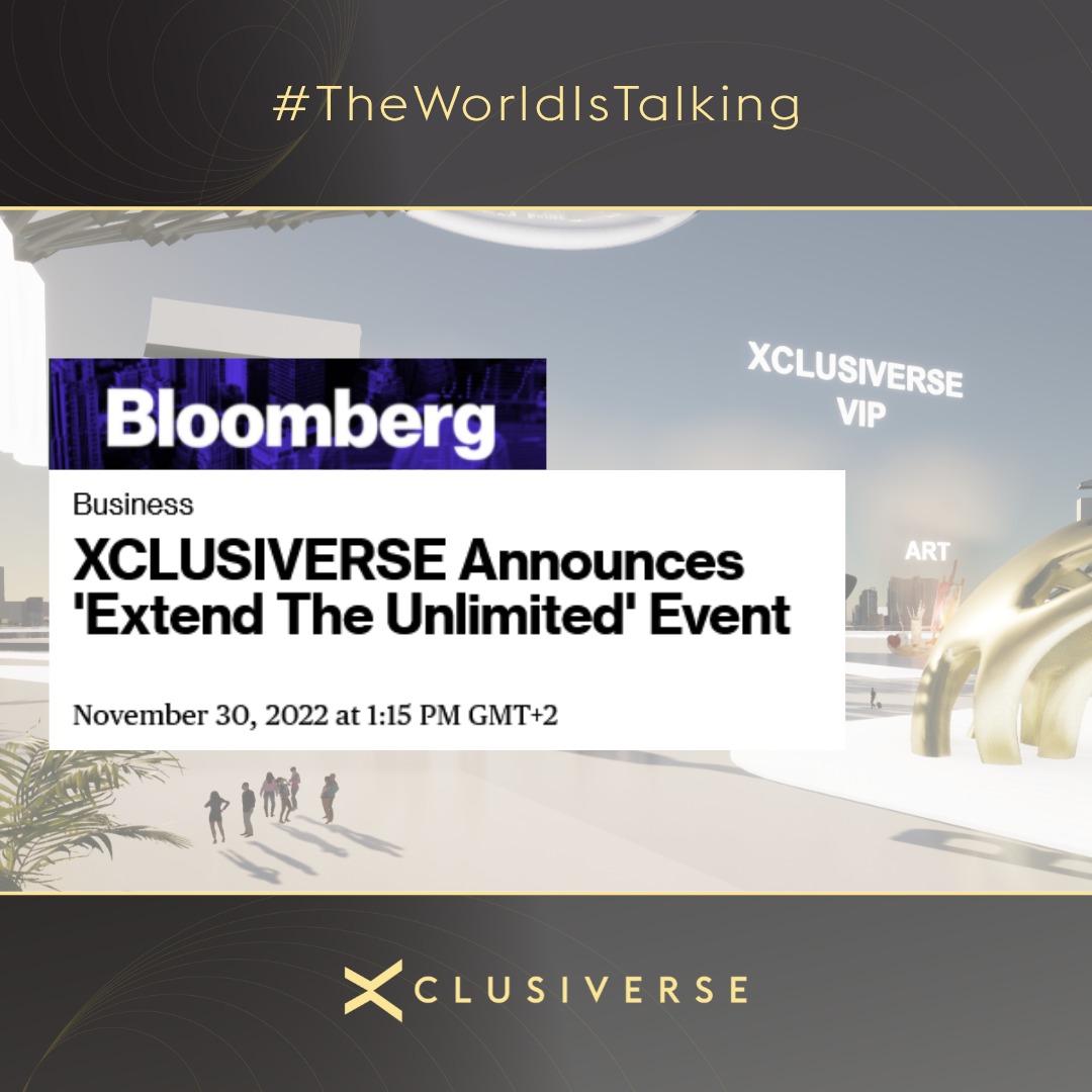 xclusiverse's tweet photo. Read more about the schedule &amp; key details regarding the 'Extend The Unlimited' event on @business. Don't forget to register for the event for free using the link in bio, and see you in the XCLUSIVERSE!

https://t.co/ILVJYp7eWB

#TheWorldIsTalking #BeTheChosenOne #MetaverseMaker https://t.co/xne3rdpxQb