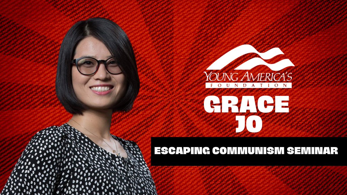 yaf's tweet photo. A Taste of Communism: @GraceJo8 shares her gripping story of her family's escape from starvation in North Korea and how she made it to the US as a refugee. 

Watch live: https://t.co/pxlQMjAij1 https://t.co/LzrO7PA5GD