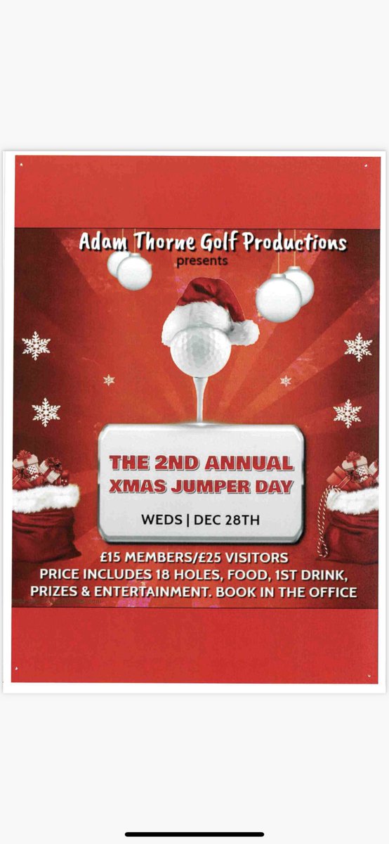 Running the second annual golf day <a href="/MaesduGolfClub/">Maesdu Golf Club</a> if anyone would like to play out of my golf connections on here, great day all welcome :)