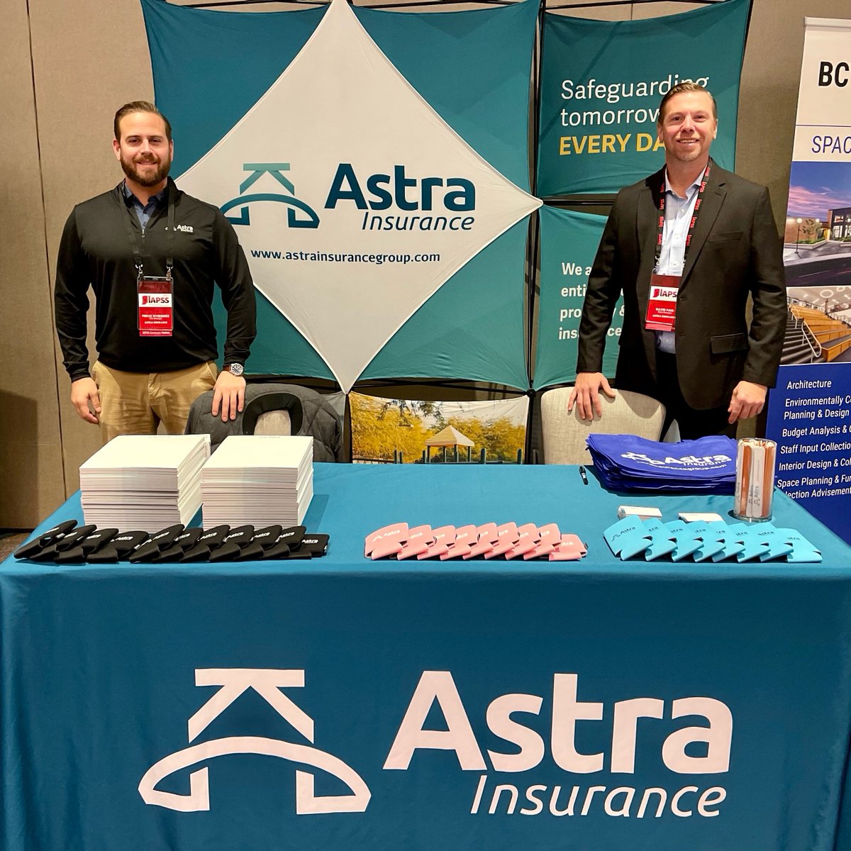 AstraInsurance's tweet photo. Attending @IAPSS_ORG conference today?
Visit Astra Insurance trade show booth.
#LeadIAPSS 
#SafeguardingTomorrowEveryDay https://t.co/lreYBtCh2K