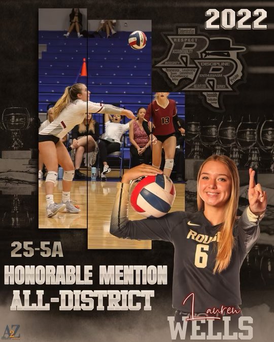 Congratulations to Ella Owens and Lauren Wells on earning All-District Honorable Mentions! We are so proud of you!!