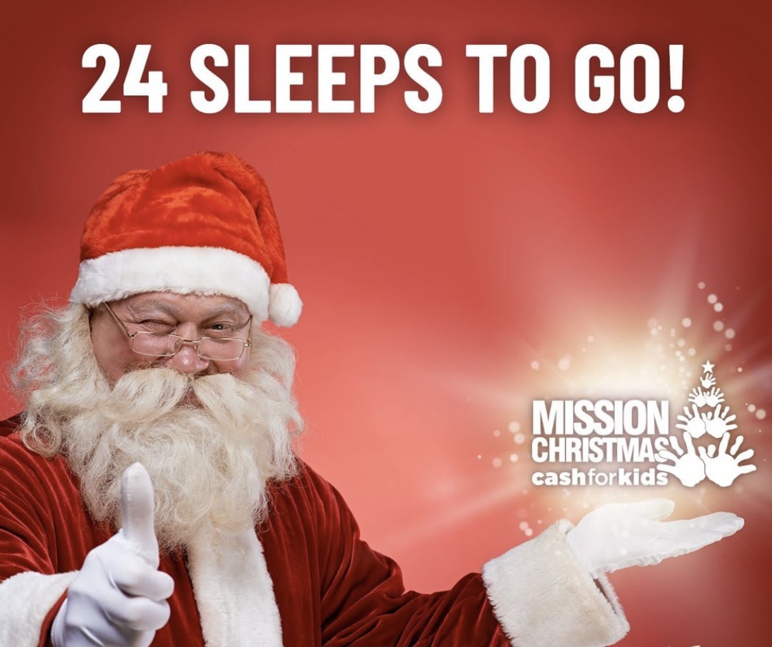 🚨24 DAYS TO GO!🚨

Help us make sure disadvantaged children wake up to something under the tree on Christmas morning!🎄🎁

Get involved with #MissionChristmas here⬇️

cashforkids.org.uk/mission