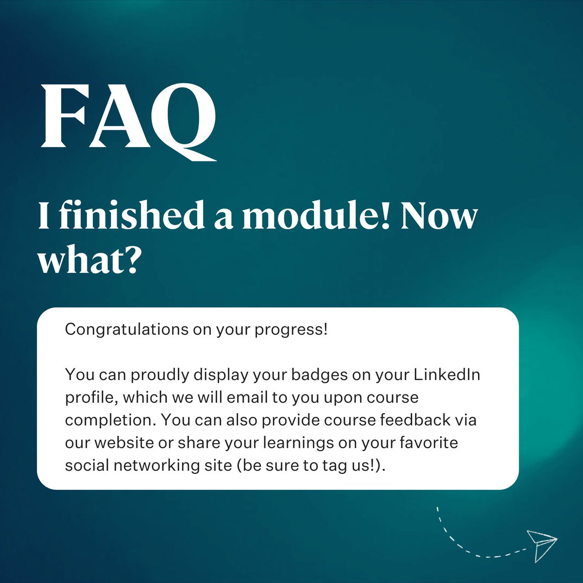 Law_Vu's tweet photo. 💭 You have questions, we have answers!

Check out our #FAQ about becoming #ConnectedLegalCertified.

 https://t.co/RdP4a0NEKh

🙋 Have a question we didn't answer? Drop a comment and we'll get back to you!

#legalops #inhousecounsel #legaleducation #careergrowth https://t.co/ldi44KuvvL