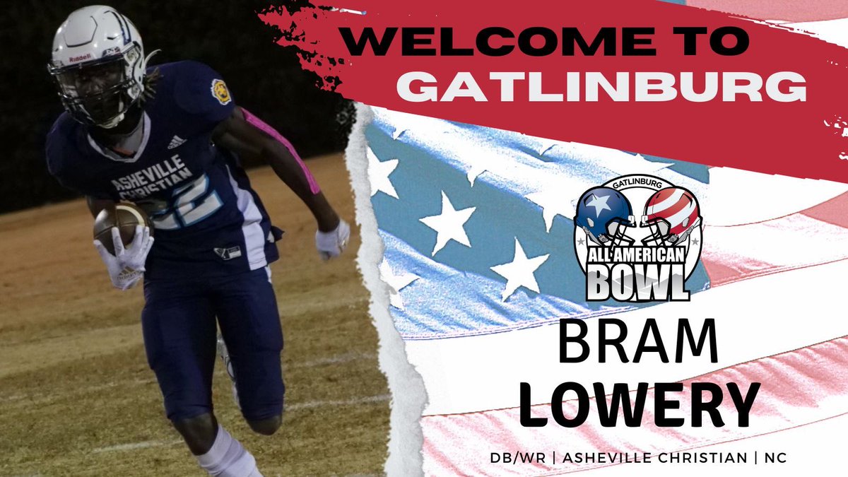 GatlinburgBowl's tweet photo. Bram Lowery of @ACAAthletics showed off incredible athleticism last year with a verified 122" Broad Jump. He's 🔒 for Round ✌️ and ready to show out again in the 11-man game. https://t.co/JrkMfctp9d