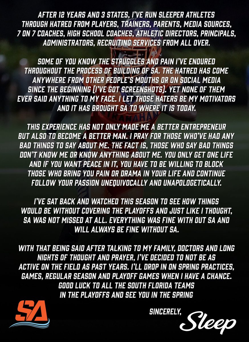 Sleeper Athletes tweet media