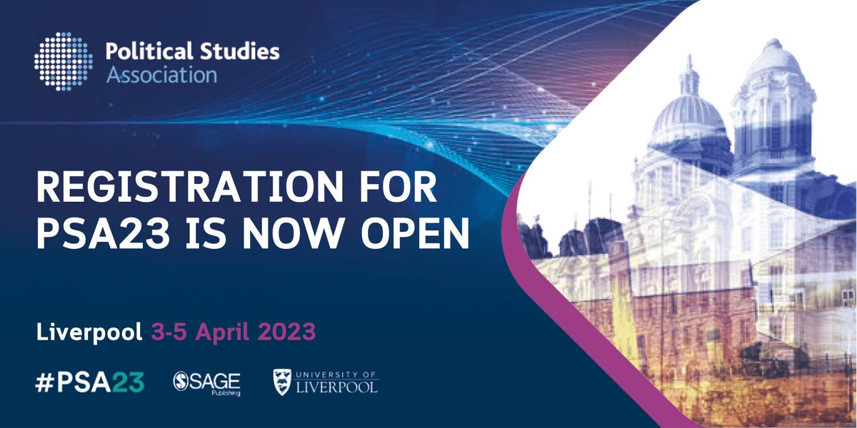 PolStudiesAssoc's tweet photo. PSA23 Registration is now open! 🎉

Please check your emails to see if your submission was successful.  

If you submitted a paper and haven't heard from us, don't worry; we will be processing them soon. 

Register and find out more: 👇

https://t.co/quM8GYvMsn https://t.co/9VIQOFnz1o