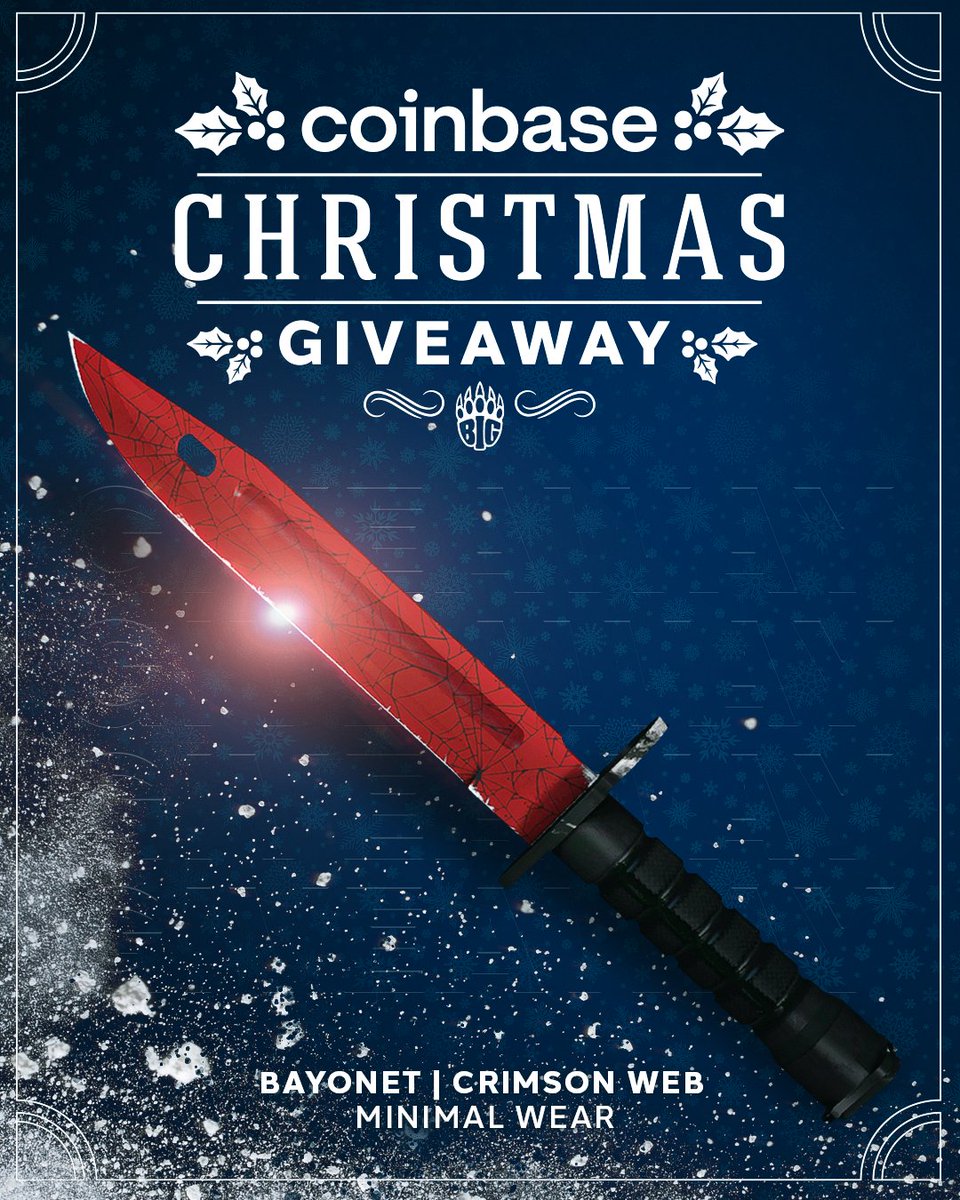 ᵂᴱᴿᴮᵁᴺᴳ
Get your start to the holiday season with a new knife! To enter: 

🔁 Retweet
✅ Follow <a href="/CoinbaseDE/">CoinbaseDE 🛡️</a> &amp; <a href="/BIGCLANgg/">BIG</a> 
👋 Tag a friend 

Winner will be announced on Dec 4. GLHF!