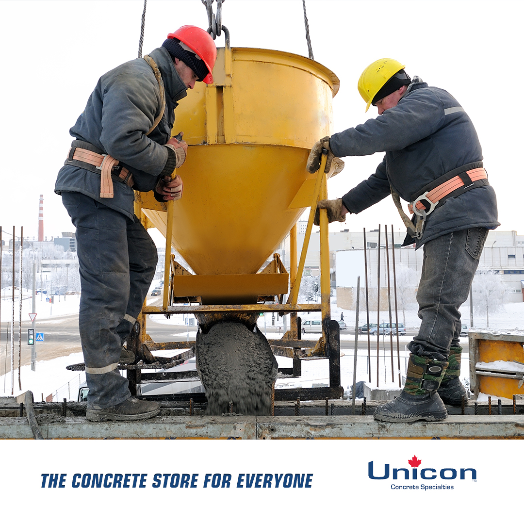 UniconConcrete's tweet photo. Is it possible to pour concrete in the winter?

In short, yes, it is possible! You will want to take all necessary precautions to ensure it isn't at risk of freezing, cracking, or curing. https://t.co/1CKRPKOPRo