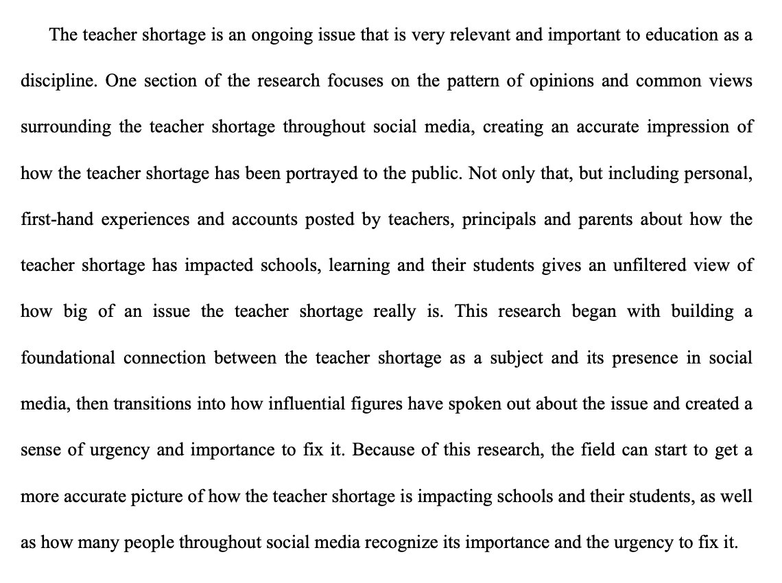 madireisinger's tweet photo. This is my conclusion, but I'm not sure if it's complete. In my introduction, I talked more about the connection with the values of the discipline, but should I go more into that in the conclusion as well? #writ273mu https://t.co/y1qt6Q1zGE