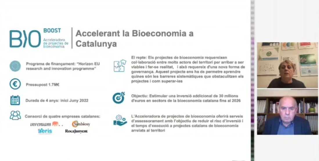 Ahir <a href="/annalluisg/">Anna Lluís</a> va presentar el projecte <a href="/bio_boost/">BioBoost</a> durant la jornada sobre Potenciació dels recursos agroalimentaris endògens cap a nous models del negoci circular, organitzada per <a href="/leaderponent/">Leader Ponent</a>, <a href="/IncubadoraBLLC/">ID'A</a> i <a href="/AjuntamentBLLC/">AjBell-lloc</a>. 

💡Més info a: bioboost.cat