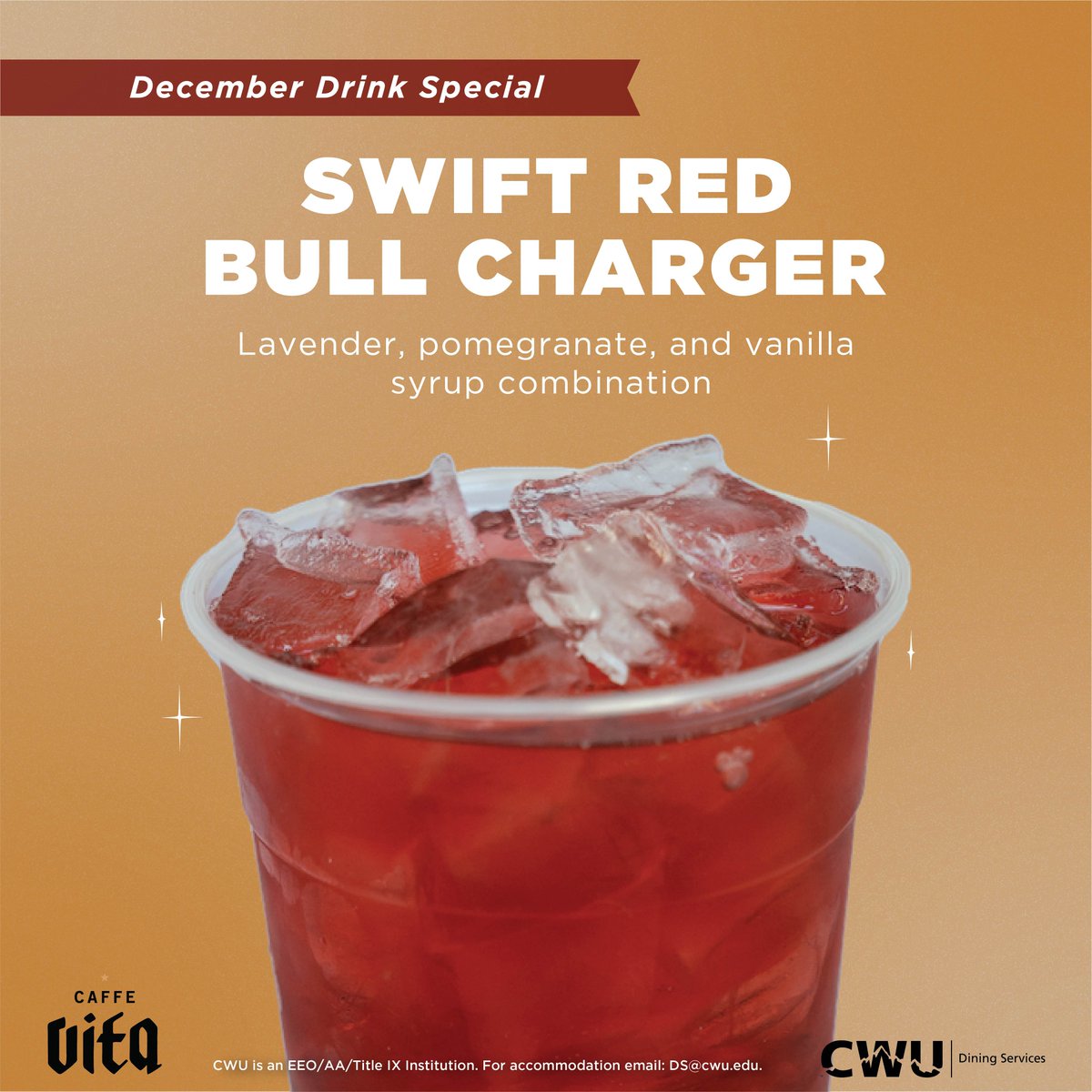 Tis the season for new drink specials! Grab The Grinch or Swift Red Bull Charger this month at our cafés. Shoutout to our staff members, Neo and Samantha, for creating these fun drinks. 

#CWUEats #CWUDining #CWU