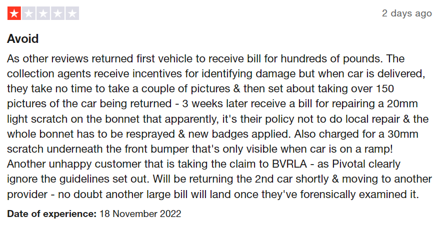 ripofflandrover's tweet photo. Another poor review of the Pivotal subscription. It appears to be another way that JLR can fleece their customers!

#RipOffJaguarLandRover #Jaguar #LandRover #Expensive #PoorQuality #PoorService #CustomerCare #Car #Cars https://t.co/dDYrEIlYvB