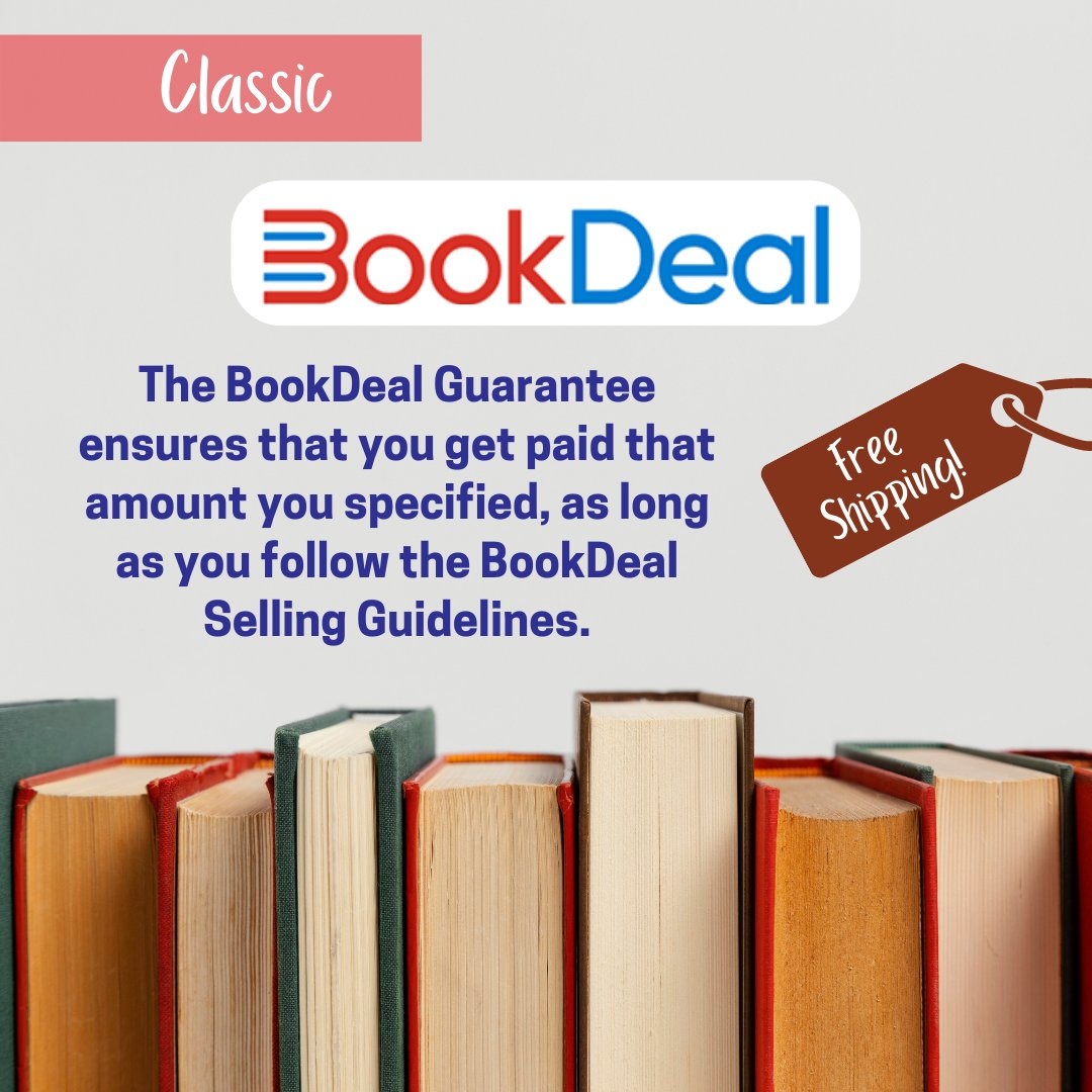 bookdeal20's tweet photo. The BookDeal Guarantee ensures that you get paid the amount specified as long as you follow the BookDeal Selling Guidelines.

💻https://t.co/EOPfK881AB

#bookdeal #universitybooks #secondhandbooks #ucbooks #collegebooks #sellbooks #secondhandbookstore #usedcollegebooks #usedbooks https://t.co/L1OYm6F5b6