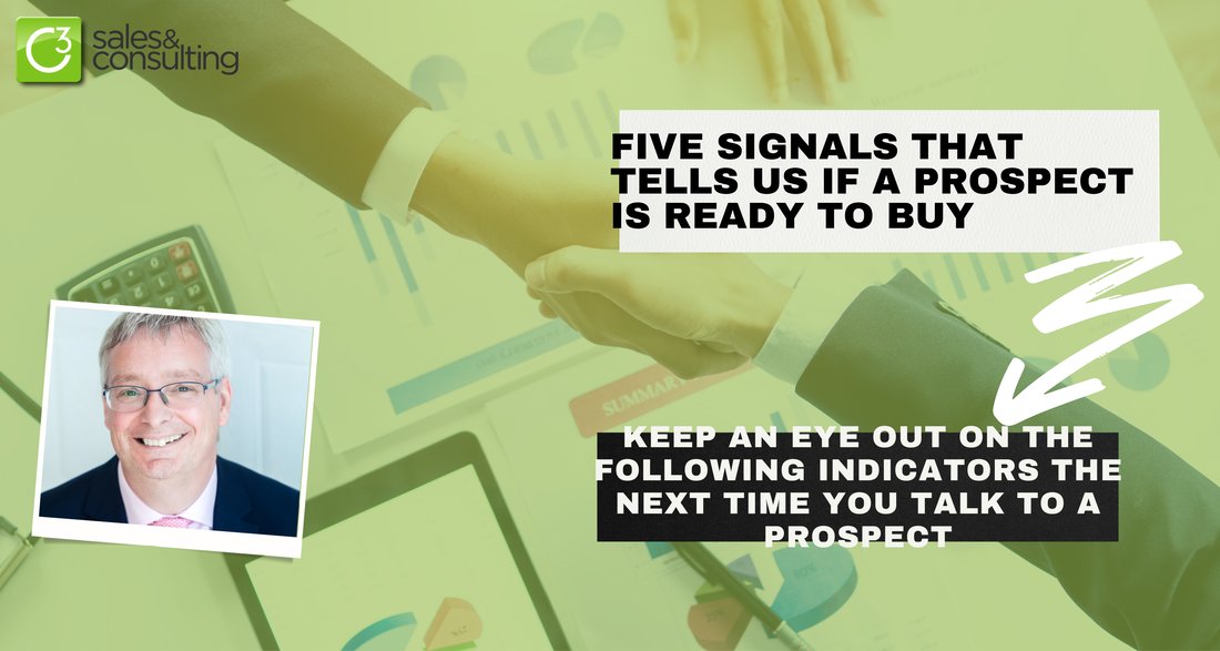 Here are five buying signals indicating a prospect is ready to buy from you.

c3sales.co.uk/blog/five-sign…

#Wilmslow #Cheshire247 #BuyingSignals #SalesProcess #CloseMoreSales