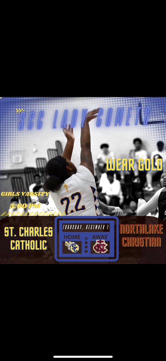 ladycometBk's tweet photo. Come out tonight for our home game against NLC! 5:00 Tip Off. https://t.co/GlKFNsBmLb