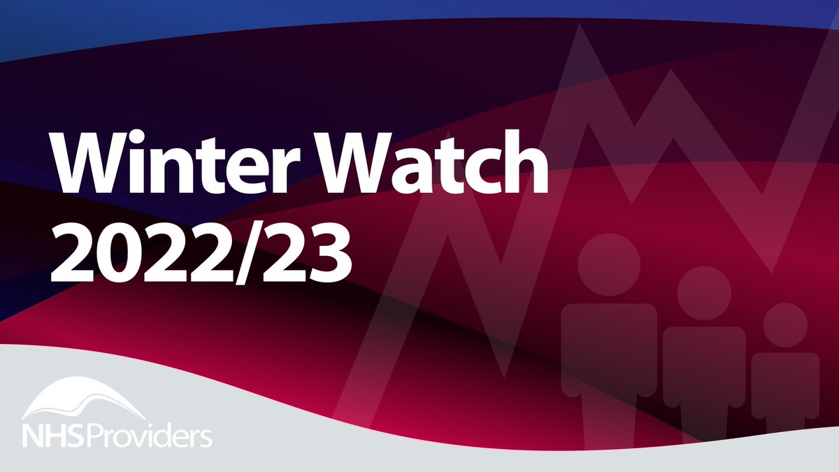 NHSProviders's tweet photo. Our Winter Watch 2022/23 is now live!

Keep reading to see our latest analysis of NHS winter situation report data.

🧵1/7 https://t.co/y2rkxZFXTl