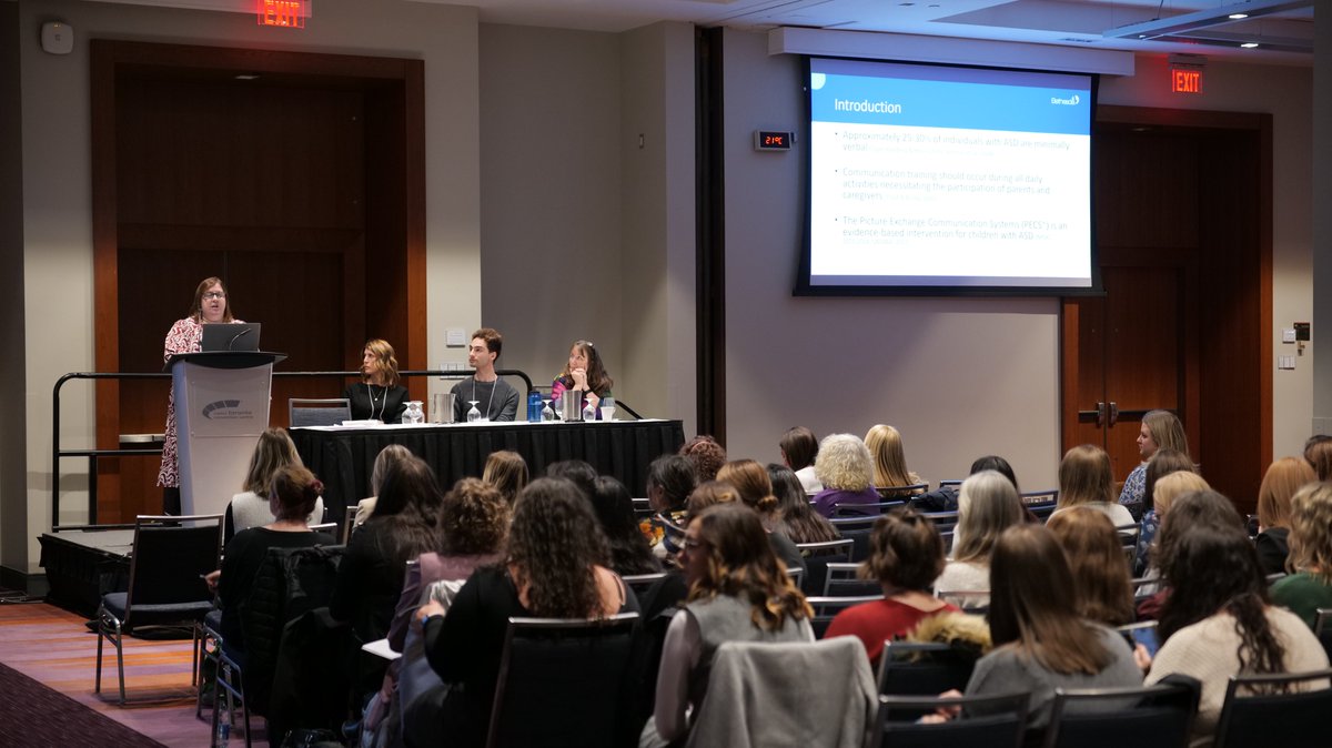 First Round of Brilliant Breakout Sessions 🧠

Attendees in-person and virtually enjoying some informative sessions on the Evaluation of Two Caregiver PECS Training and if #ABA is being Rated.

#ONTABACON2022 #Toronto #MTCC