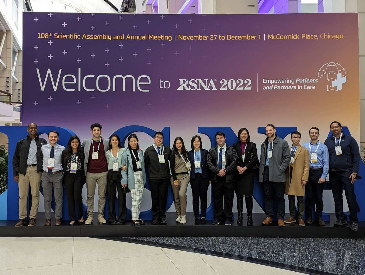 Wrapping up #RSNA22 with incredible @RadsUcsf - amazing presentations all around! @UCSFimaging @RSNA @RSNATrainees @UCSF_Ci2