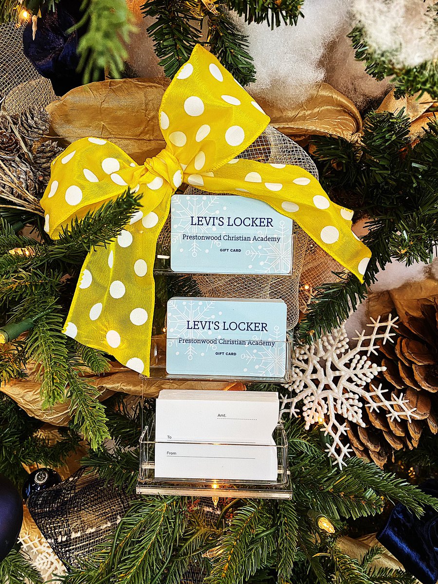 LevisLockerPCA's tweet photo. Use for apparel, teacher gifts, snacks, Chick-fil-A days, and more…at the PCA spirit store! #LevisLocker #giftcardsavailable @PrestonwoodPCA https://t.co/erIEDcHL8z