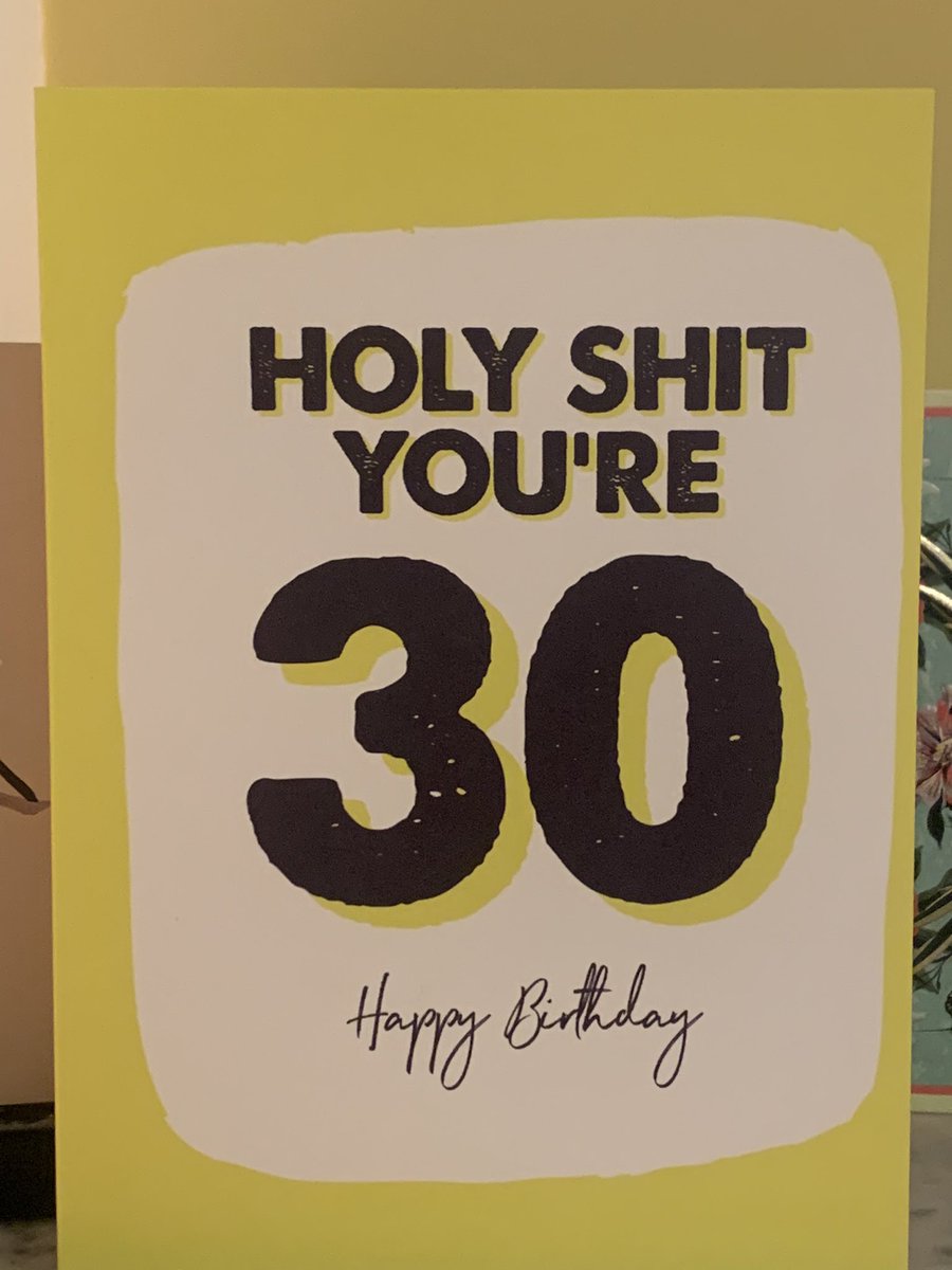 It’s nice to have friends who support you through the ageing process! 🎂