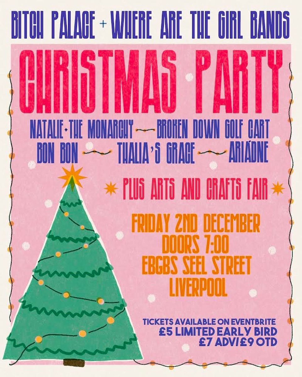 Tomorrow! Our headline show at EBGBS! Don’t be a naughty little squirt. Come jump up and down.