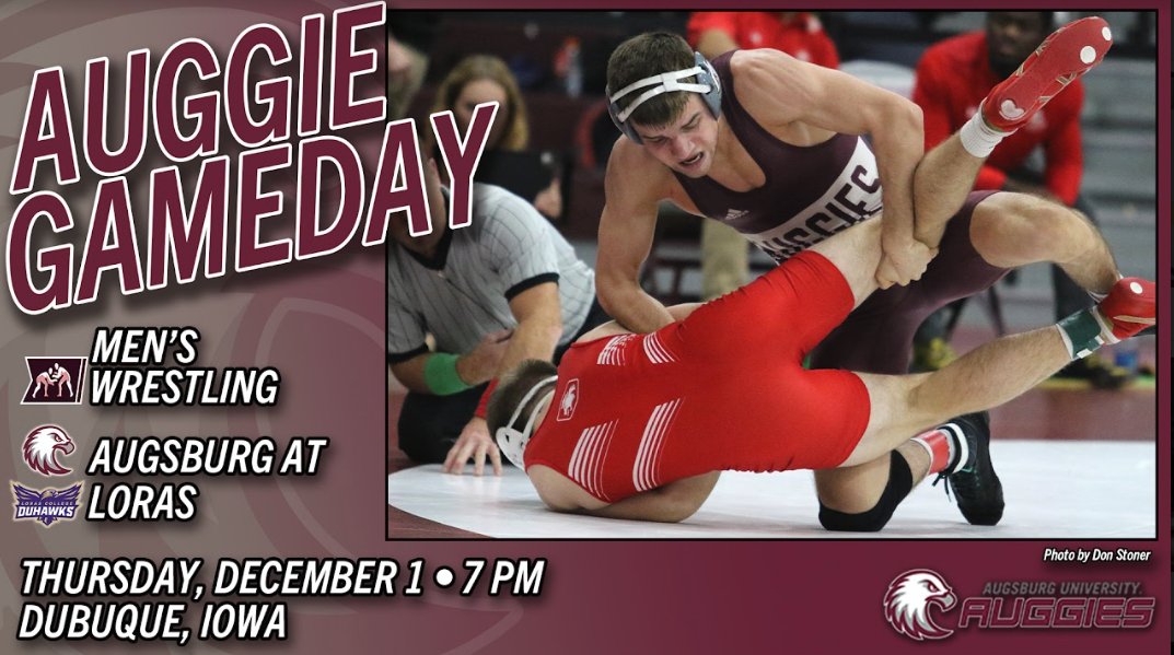 AuggieWrestle's tweet photo. Augsburg vs. Loras College
📍Dubuque, IA
⏰ 7:00pm
🎥 https://t.co/475D7MKnto https://t.co/xluaMLzttN