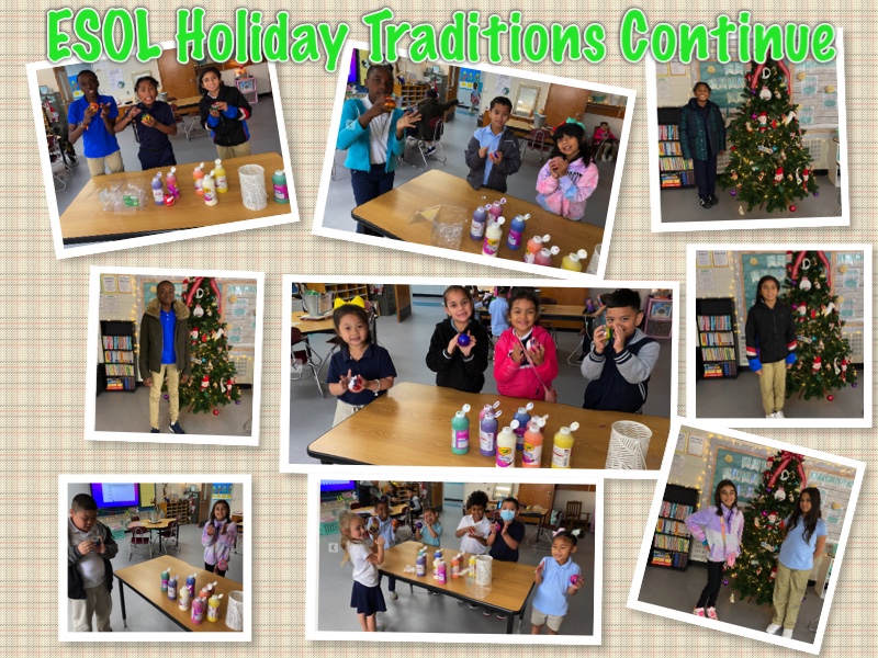 MrsLP_tce's tweet photo. Wrapping up Day 1 of our Classroom Holiday Traditions with the other half of my ESOL Squad! #ITeachESOL #STEAM #ESOLEngineers https://t.co/G5w9Y6AYJi