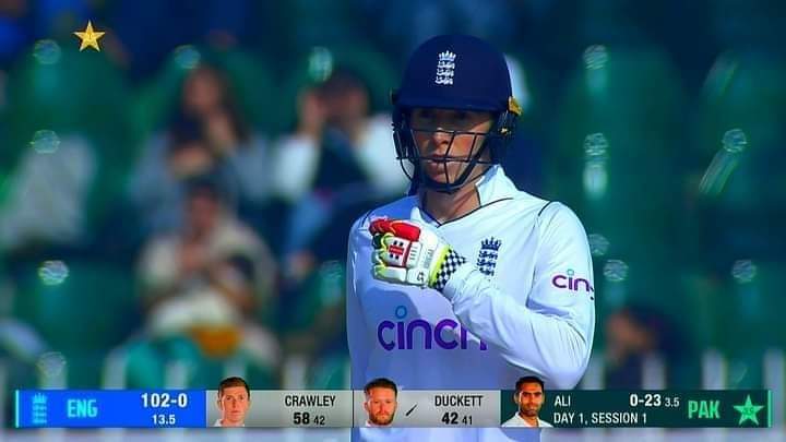 MasoodSaleem's tweet photo. @TheRealPCBMedia Their test run rate is better than our world lumber 1 #T20 openers understanding the fact, they may have trouble with spin later, setting right tone while Pakistan plays 1960's cricket. @realimrannazir4 @iihtishamm @iamamirofficial @shoaib100mph @CricWick https://t.co/jIFlW1IFkz